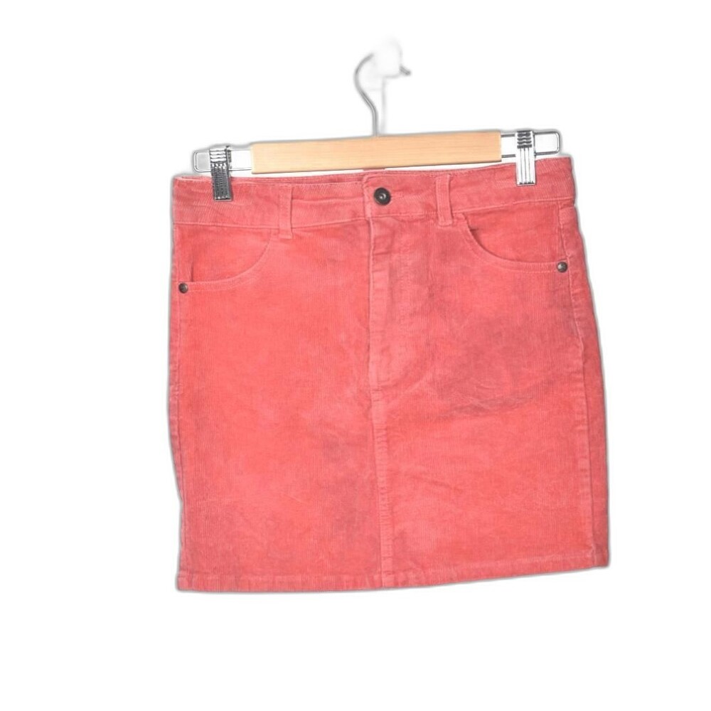 Art Class Girls Salmon Colored Corduroy Mini Skirt Size 14/16